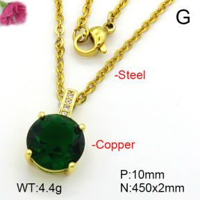 Fashion Copper Necklace  F7N401511avja-L017