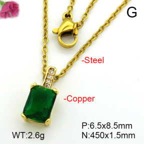 Fashion Copper Necklace  F7N401514avja-L017