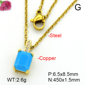 Fashion Copper Necklace  F7N401516avja-L017
