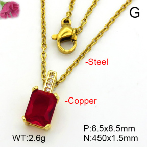 Fashion Copper Necklace  F7N401519avja-L017