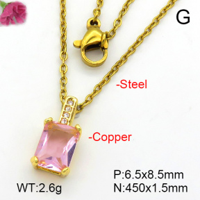 Fashion Copper Necklace  F7N401520avja-L017