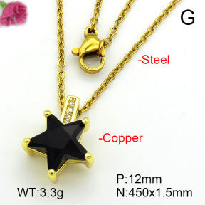Fashion Copper Necklace  F7N401521avja-L017