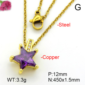 Fashion Copper Necklace  F7N401522avja-L017