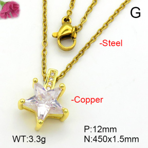Fashion Copper Necklace  F7N401523avja-L017
