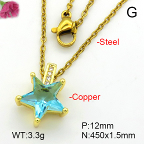 Fashion Copper Necklace  F7N401526avja-L017