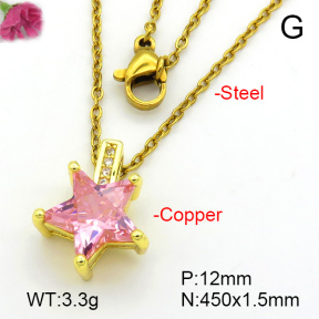 Fashion Copper Necklace  F7N401527avja-L017