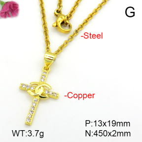 Chanel  Fashion Copper Necklaces  PN0139814avja-L024