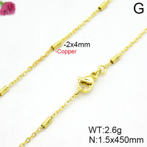 Fashion Copper Necklace  F2N200003vbnb-J111