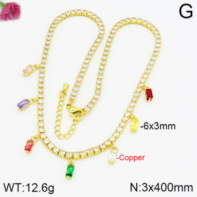 Fashion Copper Necklace  F2N400313vihb-J111