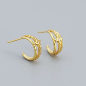 925 Silver Earrings  Weight:2.55g  Size:11.0mm  JE1173aino-Y05  YJHE0492