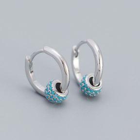 925 Silver Earrings  Weight:2.74g  Size:4.0*10mm  JE1182ajnk-Y05  YJHE0493