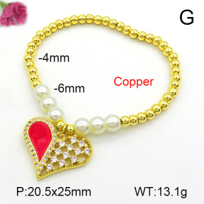 Fashion Copper Bracelet  F7B300660bbml-L024