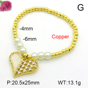 Fashion Copper Bracelet  F7B300661bbml-L024