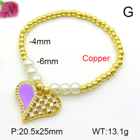 Fashion Copper Bracelet  F7B300662bbml-L024