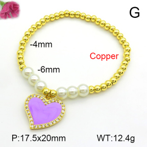 Fashion Copper Bracelet  F7B300675bbml-L024