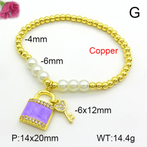 Fashion Copper Bracelet  F7B300683bbml-L024