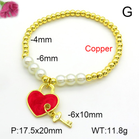 Fashion Copper Bracelet  F7B300685bbml-L024