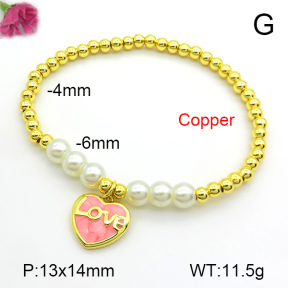 Fashion Copper Bracelet  F7B300689ablb-L024