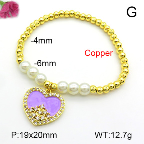 Fashion Copper Bracelet  F7B300712bbml-L024