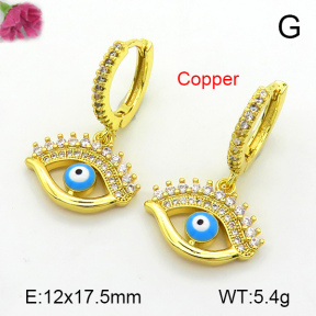 Fashion Copper Earrings  F7E300194bbov-L024