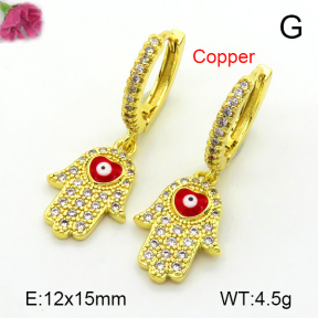 Fashion Copper Earrings  F7E300197bbov-L024