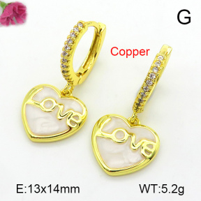Fashion Copper Earrings  F7E300199vbnb-L024
