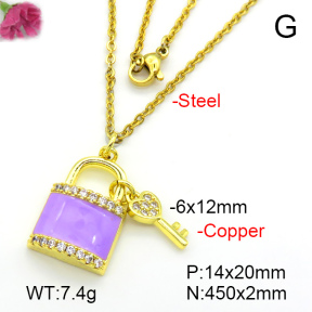 Fashion Copper Necklace  F7N300363baka-L024