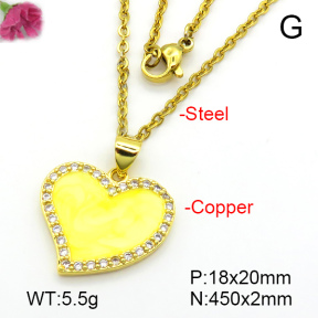 Fashion Copper Necklace  F7N300365aajl-L024