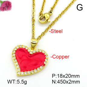 Fashion Copper Necklace  F7N300366aajl-L024
