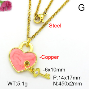 Fashion Copper Necklace  F7N300367avja-L024