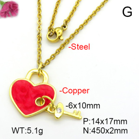 Fashion Copper Necklace  F7N300369avja-L024