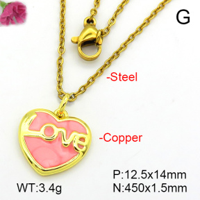 Fashion Copper Necklace  F7N300370vail-L024