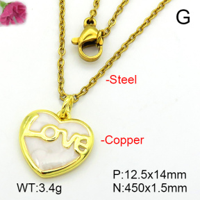 Fashion Copper Necklace  F7N300371vail-L024