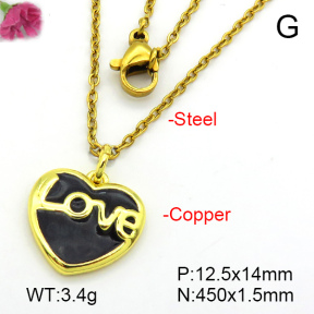 Fashion Copper Necklace  F7N300373vail-L024