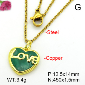 Fashion Copper Necklace  F7N300374vail-L024