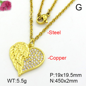 Fashion Copper Necklace  F7N401537aajl-L024