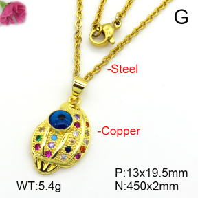 Fashion Copper Necklace  F7N401538aajl-L024