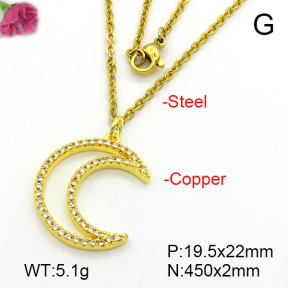 Fashion Copper Necklace  F7N401539aajl-L024