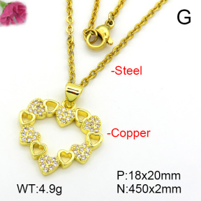 Fashion Copper Necklace  F7N401541aajl-L024