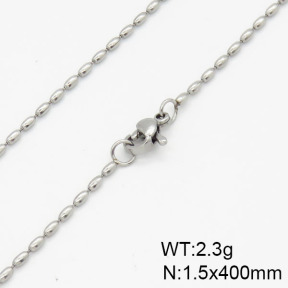 Stainless Steel Necklace  2N2000934aajl-368
