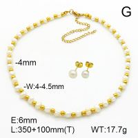 Stainless Steel Sets  Cultured Freshwater Pearls  7S0000539vila-908