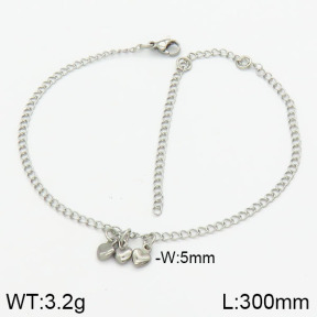 Stainless Steel Anklets  2A9000470ablb-226