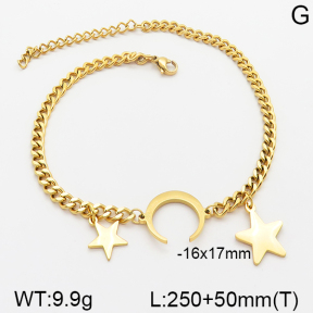 Stainless Steel Anklets  5A9000391vhha-628