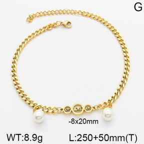 Stainless Steel Anklets  5A9000398vbpb-628