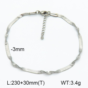 Stainless Steel Anklets  7A9000243aaho-G028