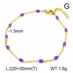 Stainless Steel Anklets  7A9000244ablb-G023