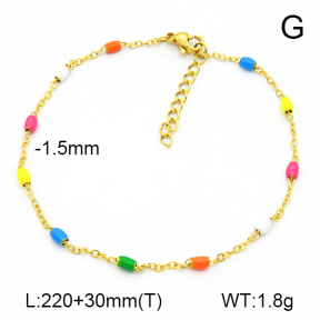 Stainless Steel Anklets  7A9000246ablb-G023