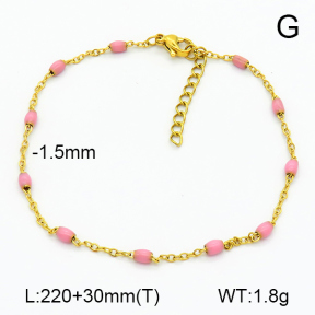 Stainless Steel Anklets  7A9000248ablb-G023