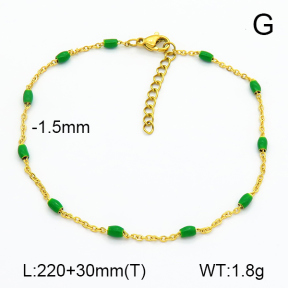 Stainless Steel Anklets  7A9000254ablb-G023