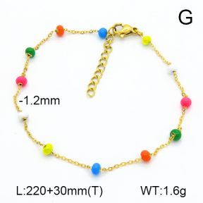 Stainless Steel Anklets  7A9000258ablb-G023